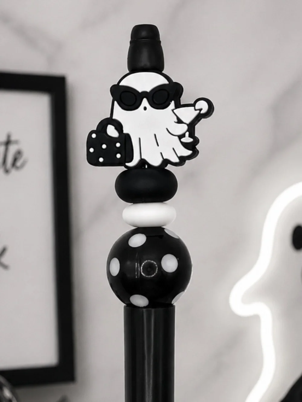 Ghost Glam Beaded Pen